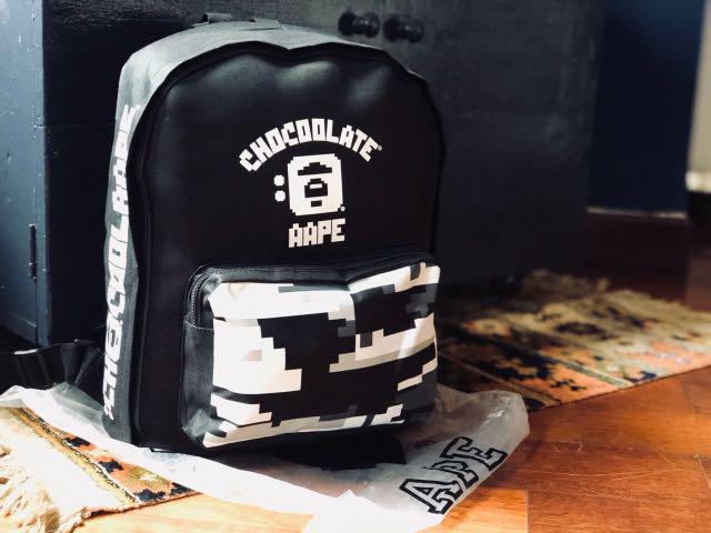 BAPE X CHOCOLATE BACKPACK