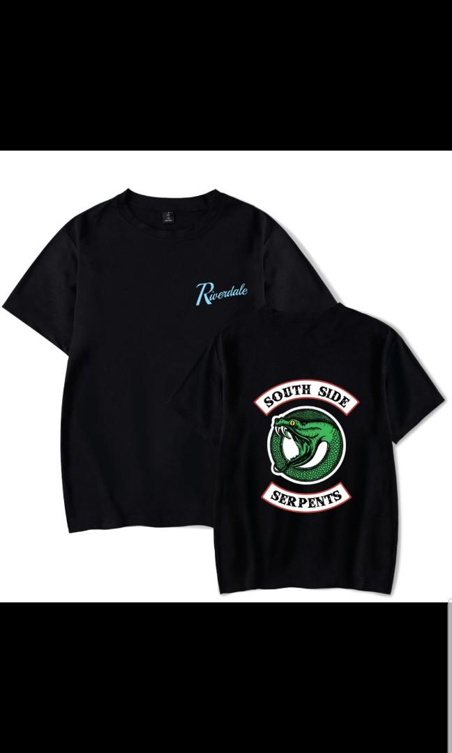 Pending Bnip Riverdale Southside Serpants Netflix Shirt In Black Women S Fashion Clothes Tops On Carousell