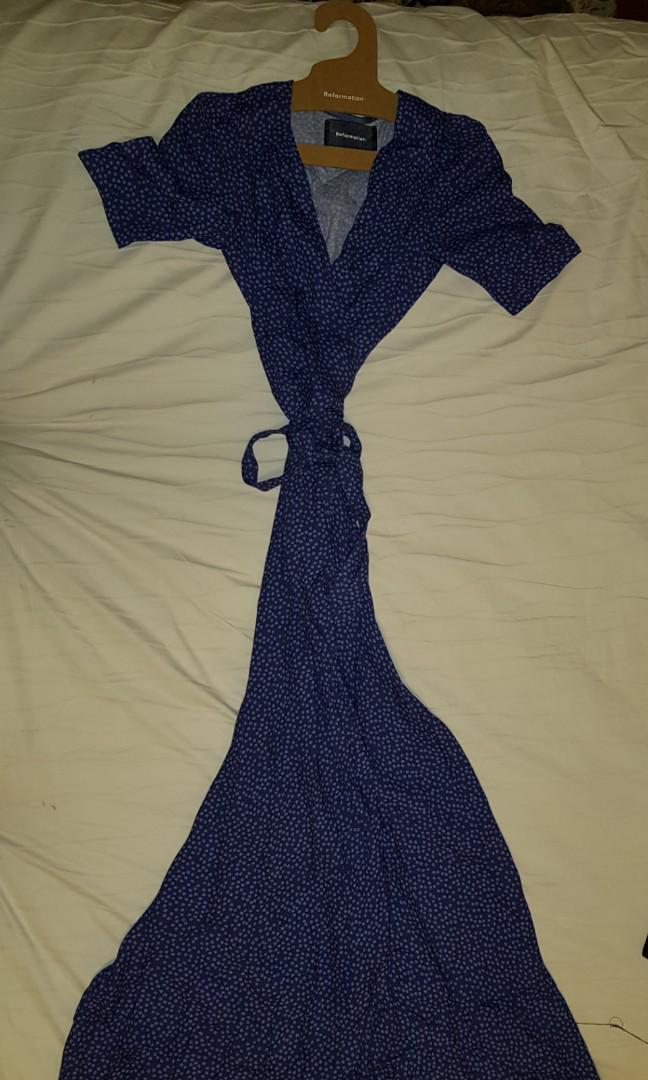 BNWT Reformation Foster Dress XS Women s Fashion Tops Sleeveless on Carousell