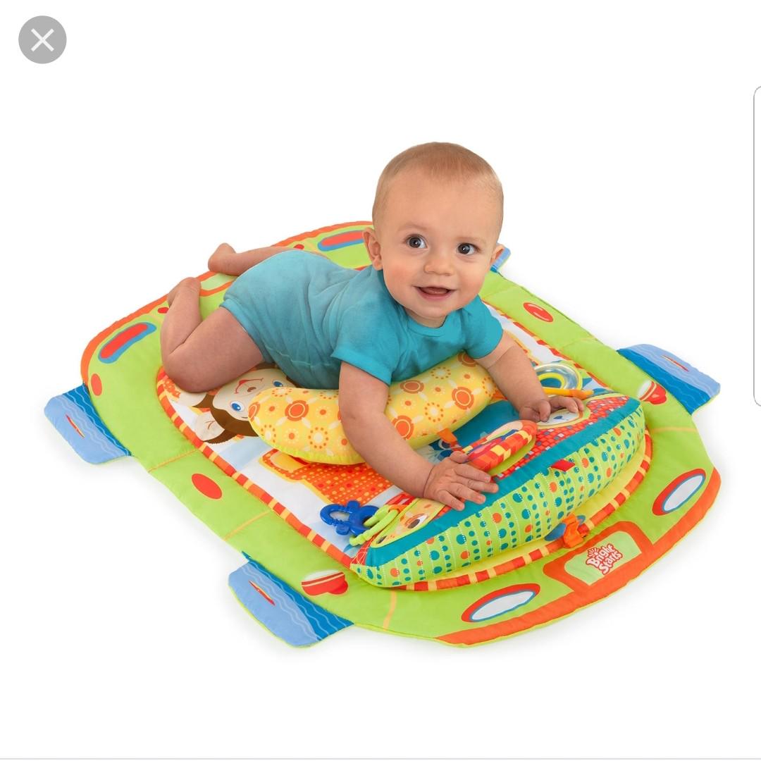 Bright Starts Tummy Cruiser Prop And Playmat Babies Kids Toys