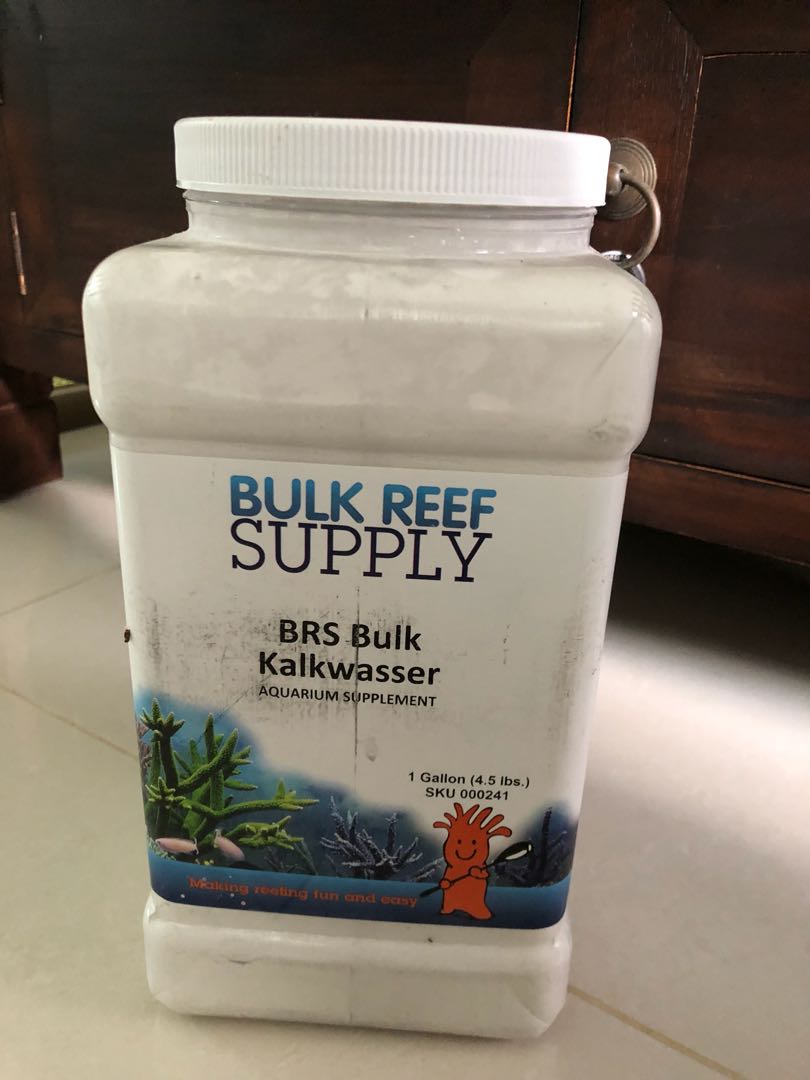 Bulk reef supply kalkwasser calcium and alkalinity supplement for