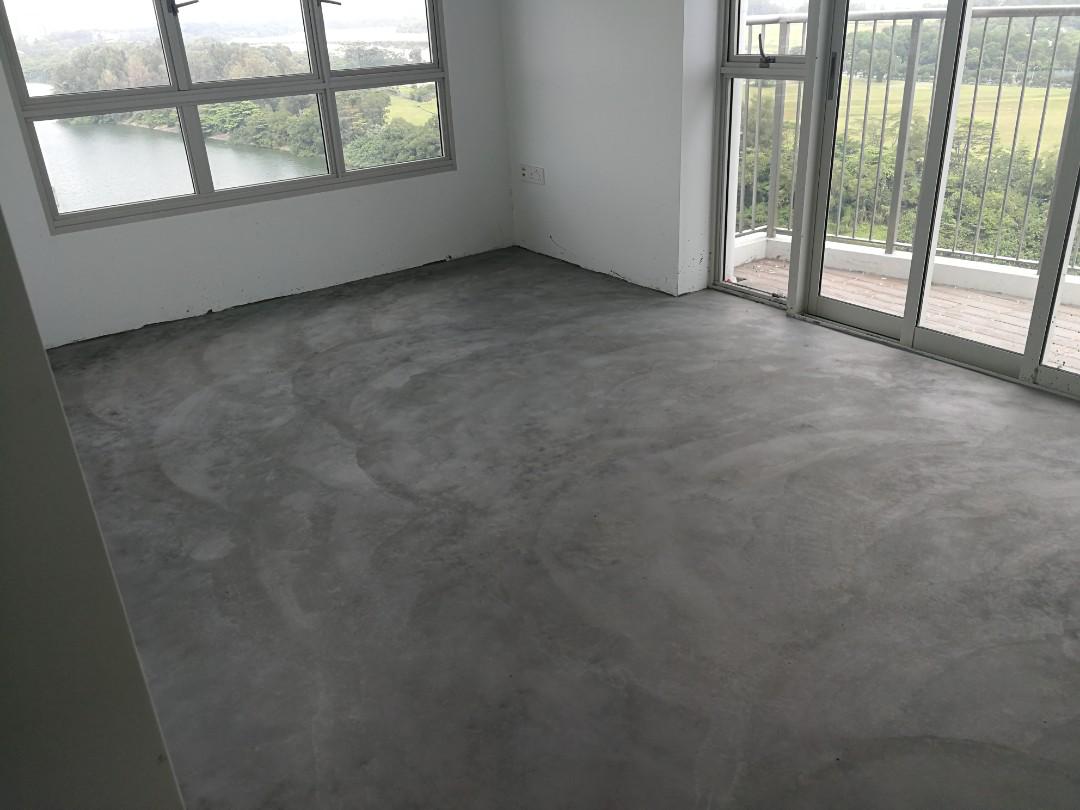 Cement Screeding For Vinly Floor Home Services Renovations On Carousell