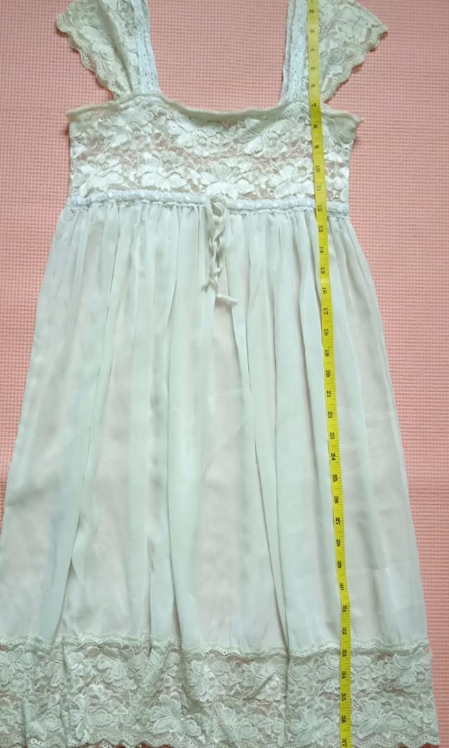 Chiffon Dress (Category: Dresses) located in Quezon City. Submitted by sampleholics (Listing ID 187120866, Image 2). Description: Length: 37 inches from shoulder to bottom Can fit up to small-medium body frame. #garagesale11 #ukayfever.