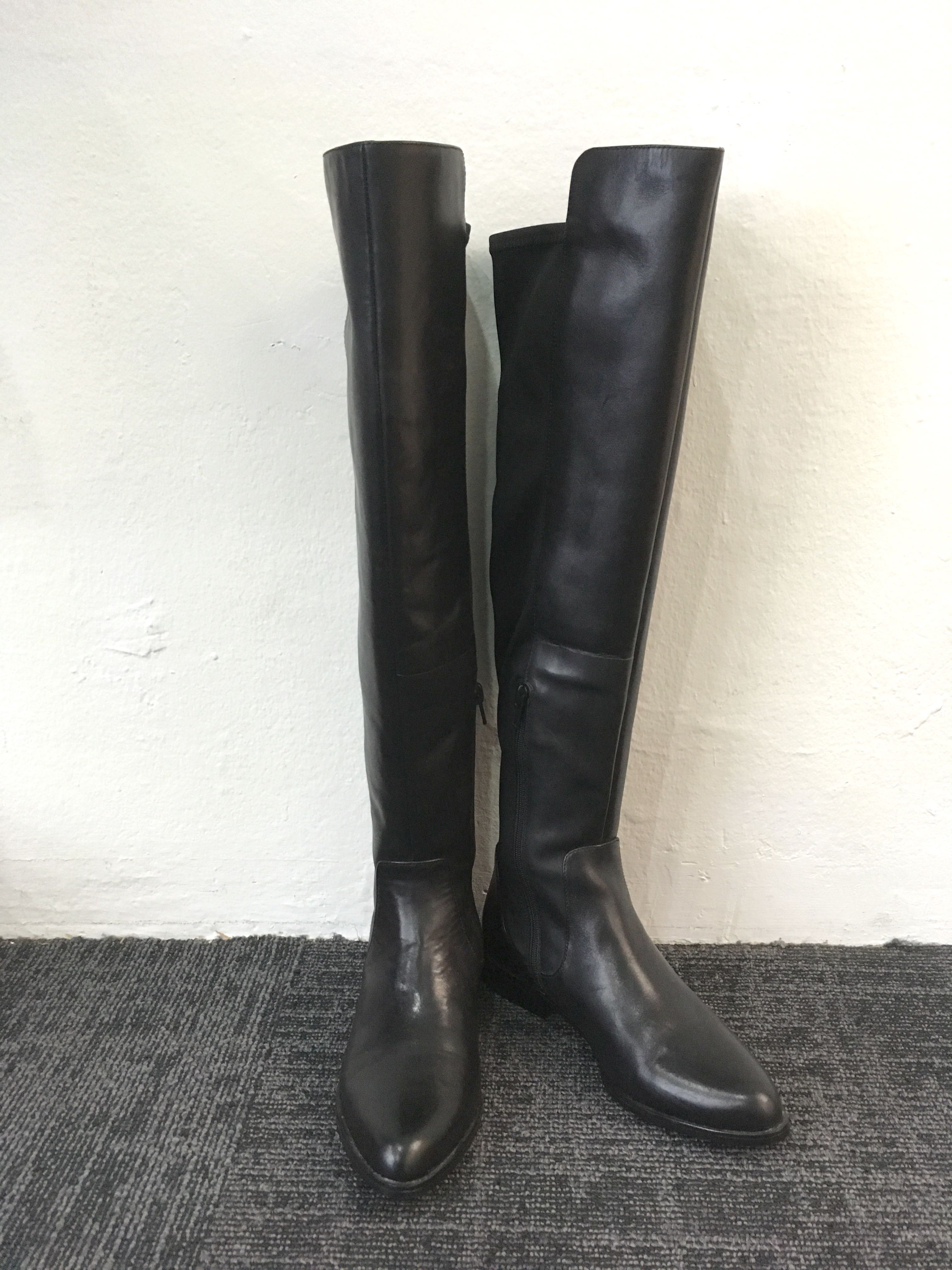clarks knee length boots