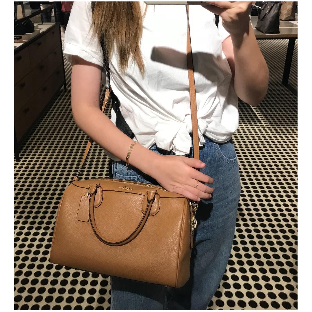 large bennett satchel coach