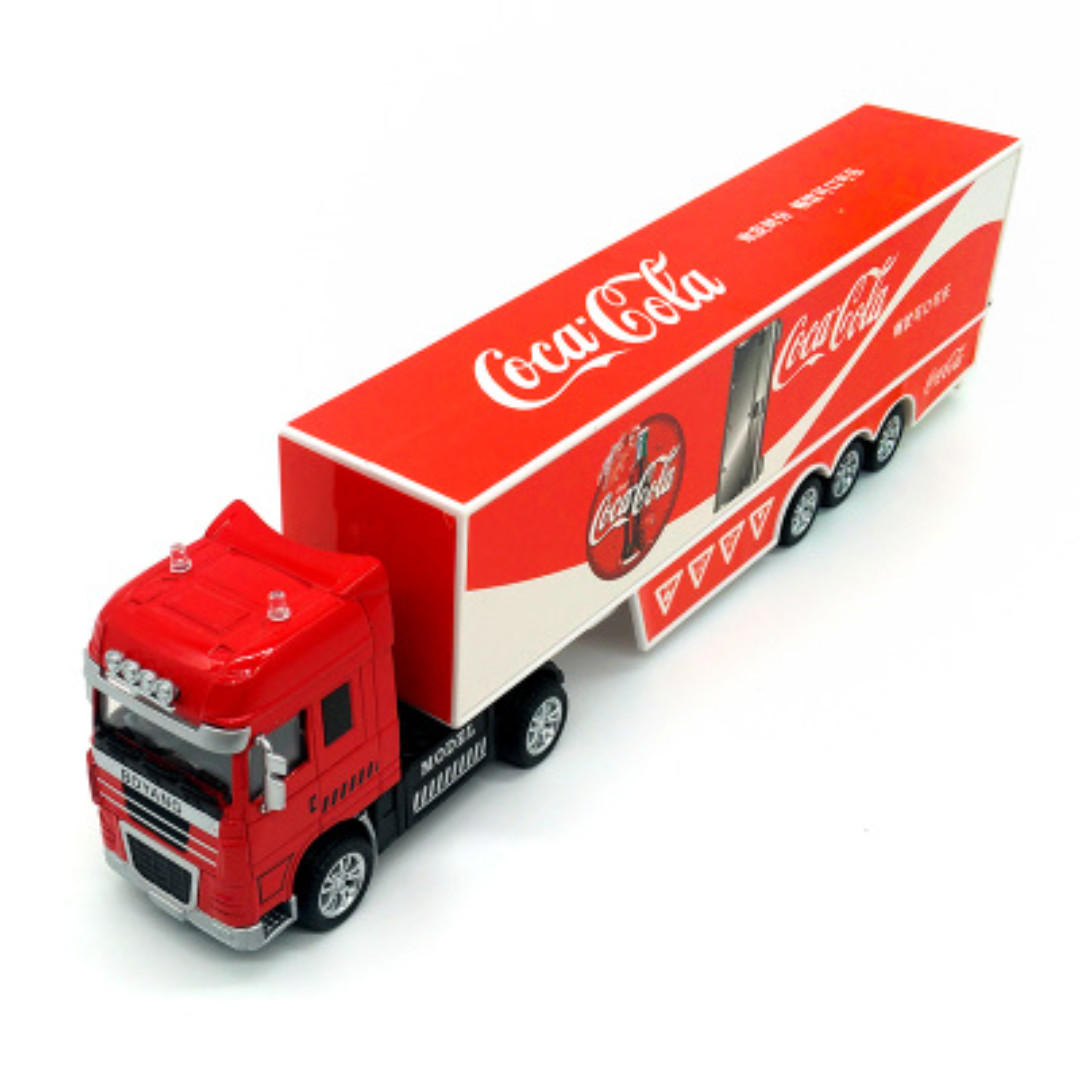 Coca Cola Big Truck Delivery Lori Diecast Model Electrical with