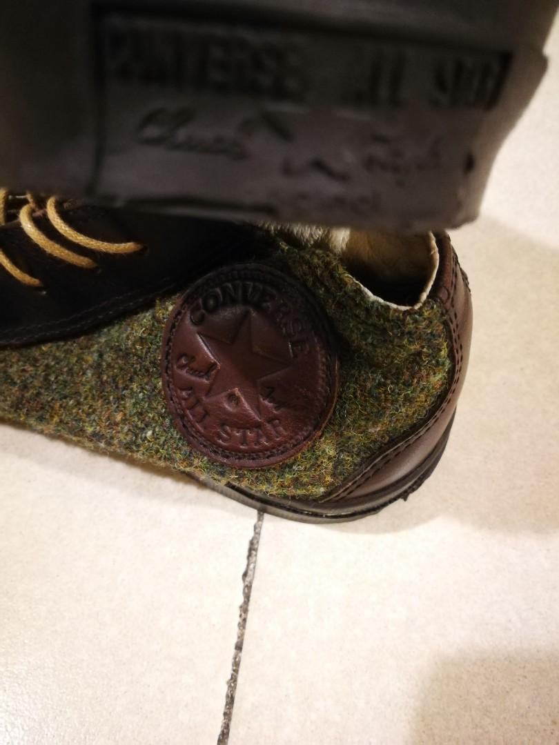 Converse Chuck Taylor x Harris Tweed Limited Edition Mid Mens Shoes ...
