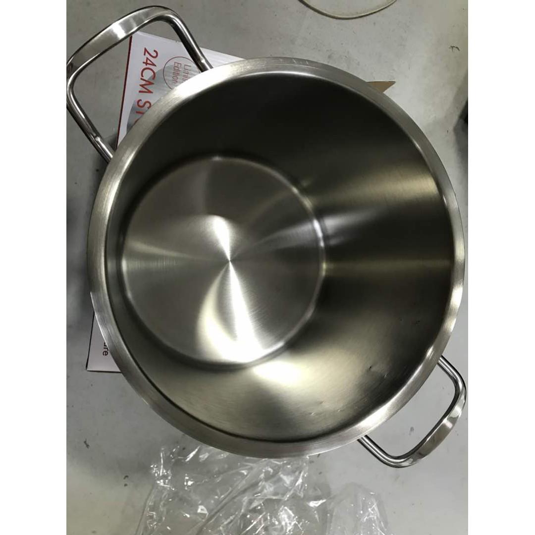 EAGLE 24CM STOCKPOT (HIGH GRADE STAINLESS STEEL COOKWARE WITH MULTIPLY CAPSULATED BOTTOM