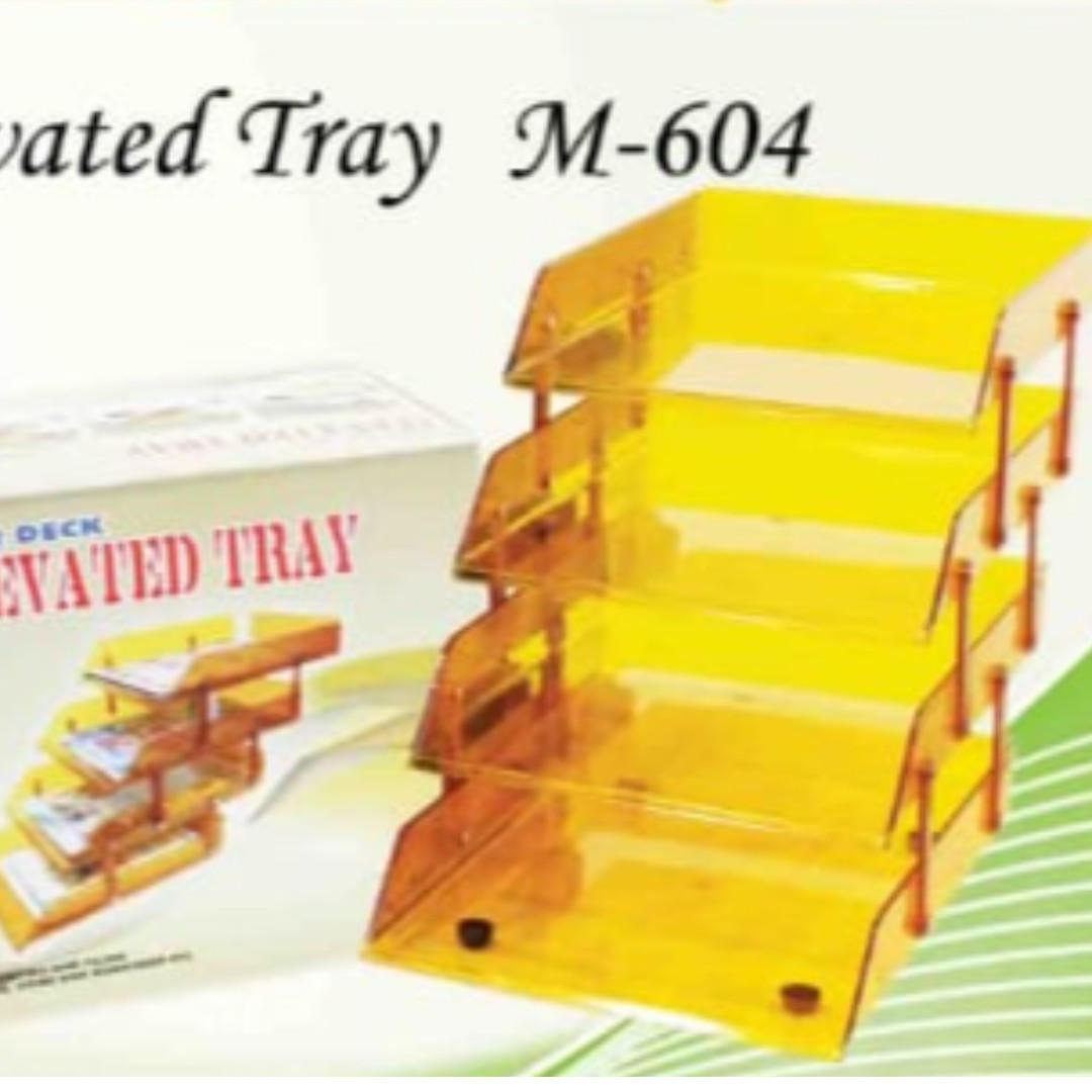 Elevated Tray Letter Tray Paper Tray Rak Dokumen 4 Susun MICROTOP M604