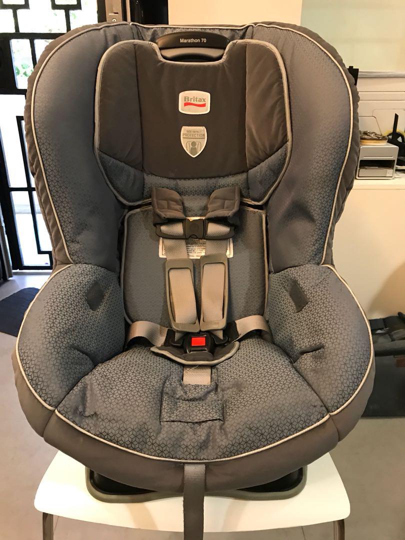 EXCELLENT CONDITION Made In UK Britax Marathon 70 Rear Forward Facing ISOFIX Car Seat Car Accessories Accessories on Carousell