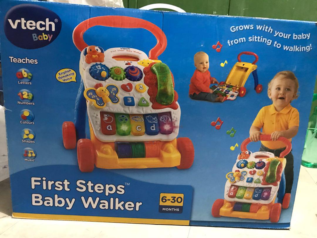 First Steps Baby Walker (Category: Infant Playtime) located in Quezon City. Submitted by rooted_and_potted (Listing ID 187208046, Image 2). Description: Preloved baby walker. In good working condition and I have put it back in its original box. See to appreciate..