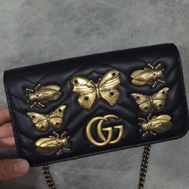 gucci clutch with chain