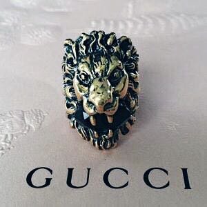 lion gucci ring
