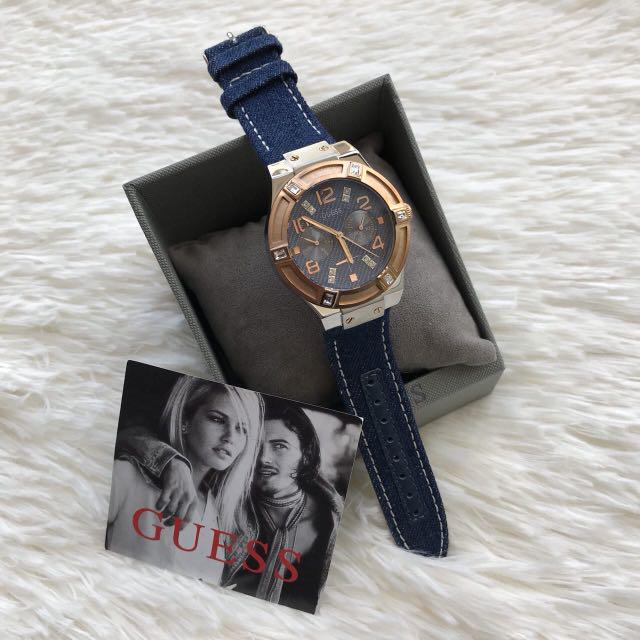 GUESS ORIGINAL WATCH W0289L1 JEANS LADIES PRE ORDER Women s