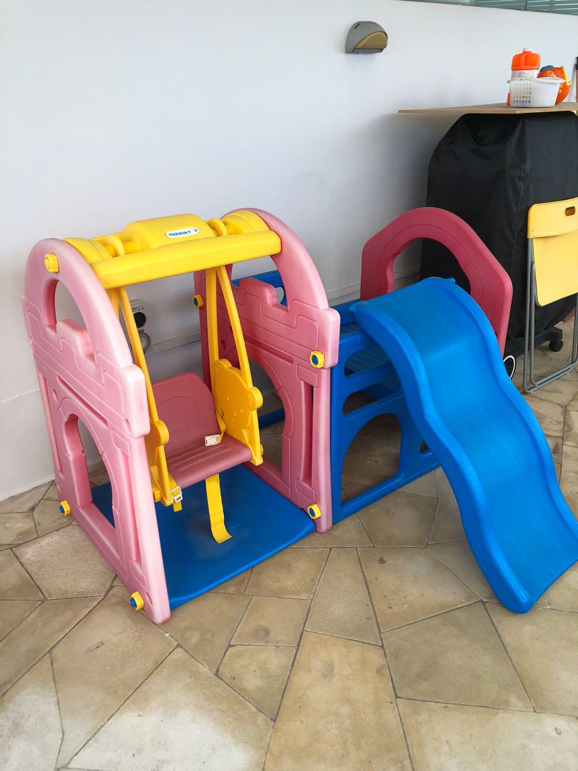swing with slide set