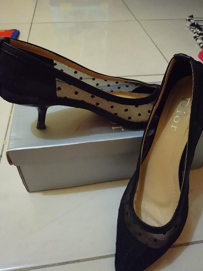 High heels dior, Fesyen Wanita, Sepatu 