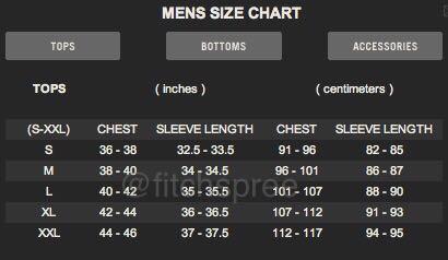 Hollister T Shirt Size Chart