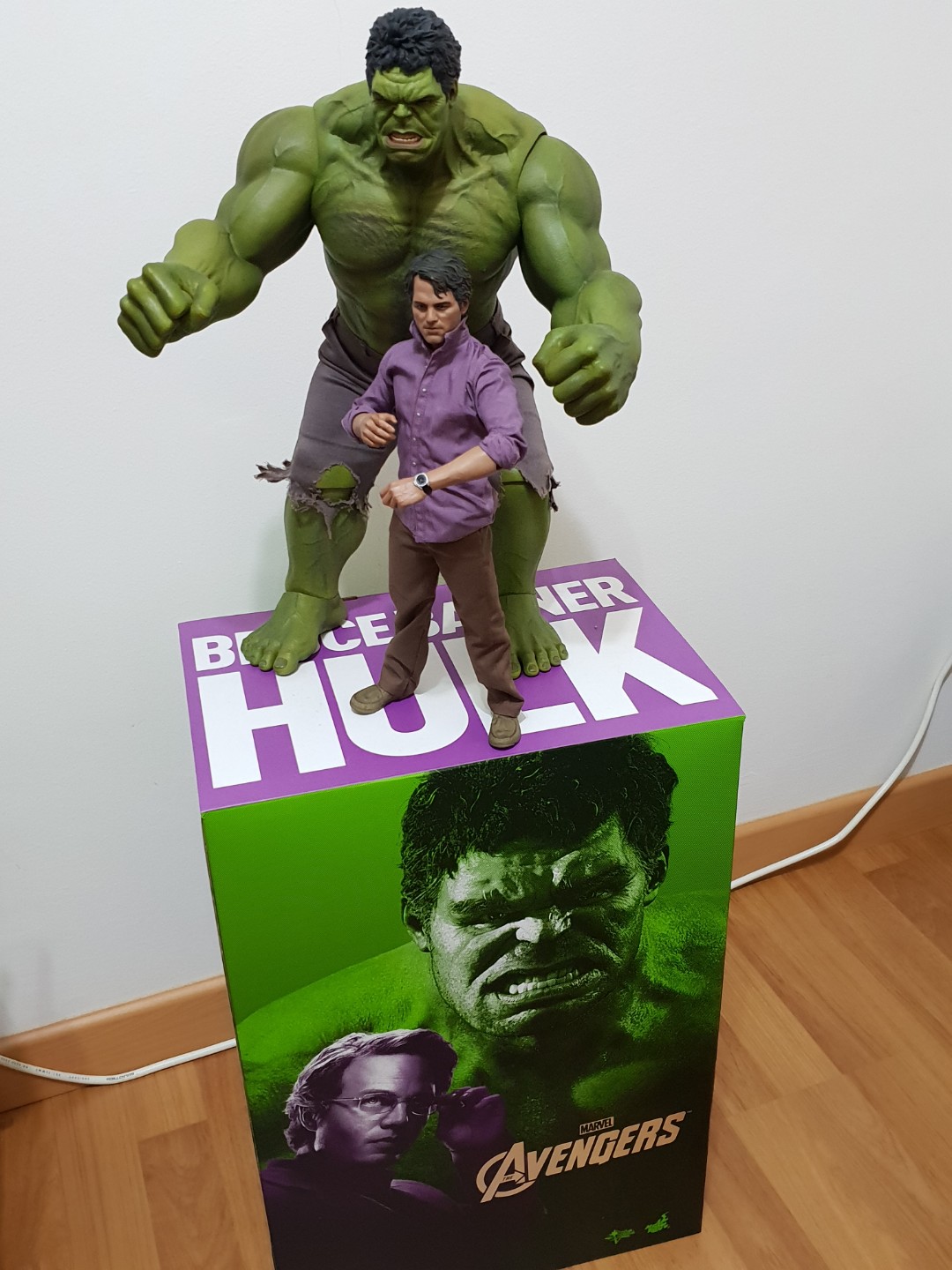 hot toys bruce banner and hulk