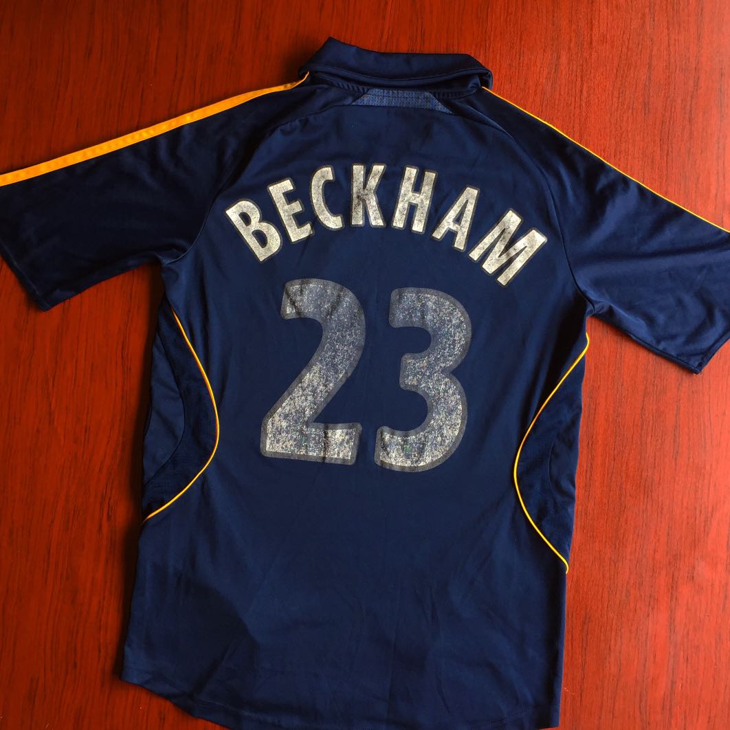 La Galaxy David Beckham football shirt 