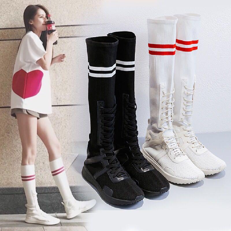 long socks with sneakers