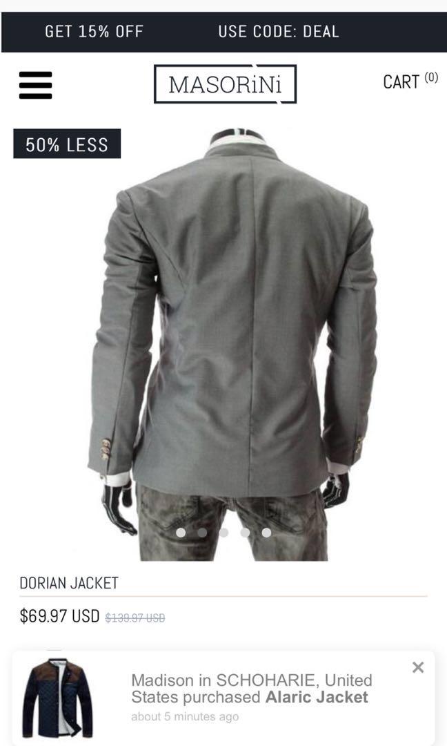 Masorini discount style jacket