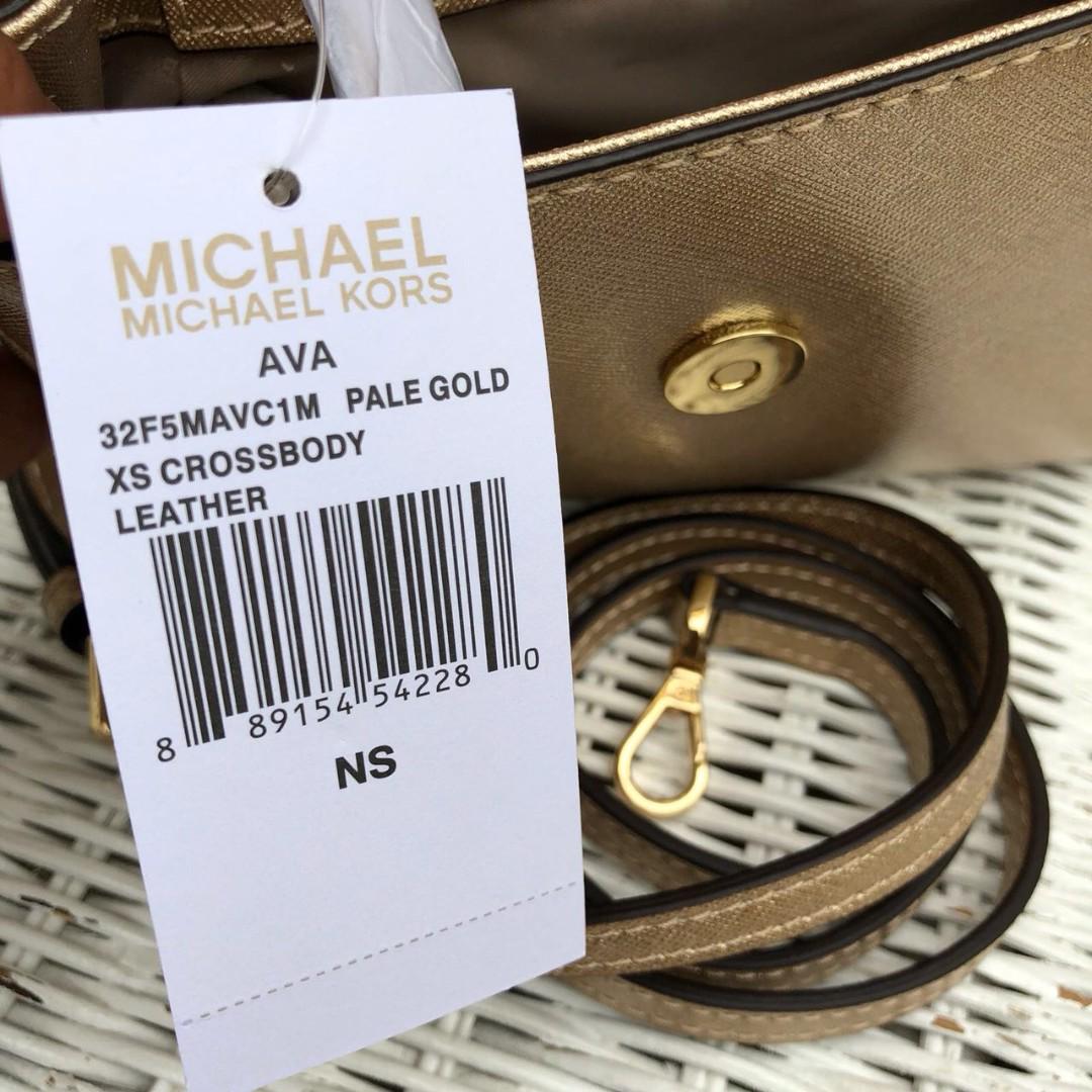 Michael Kors Ava XS Crossbody in Pale Gold, Women's Fashion, Bags &  Wallets, Cross-body Bags on Carousell