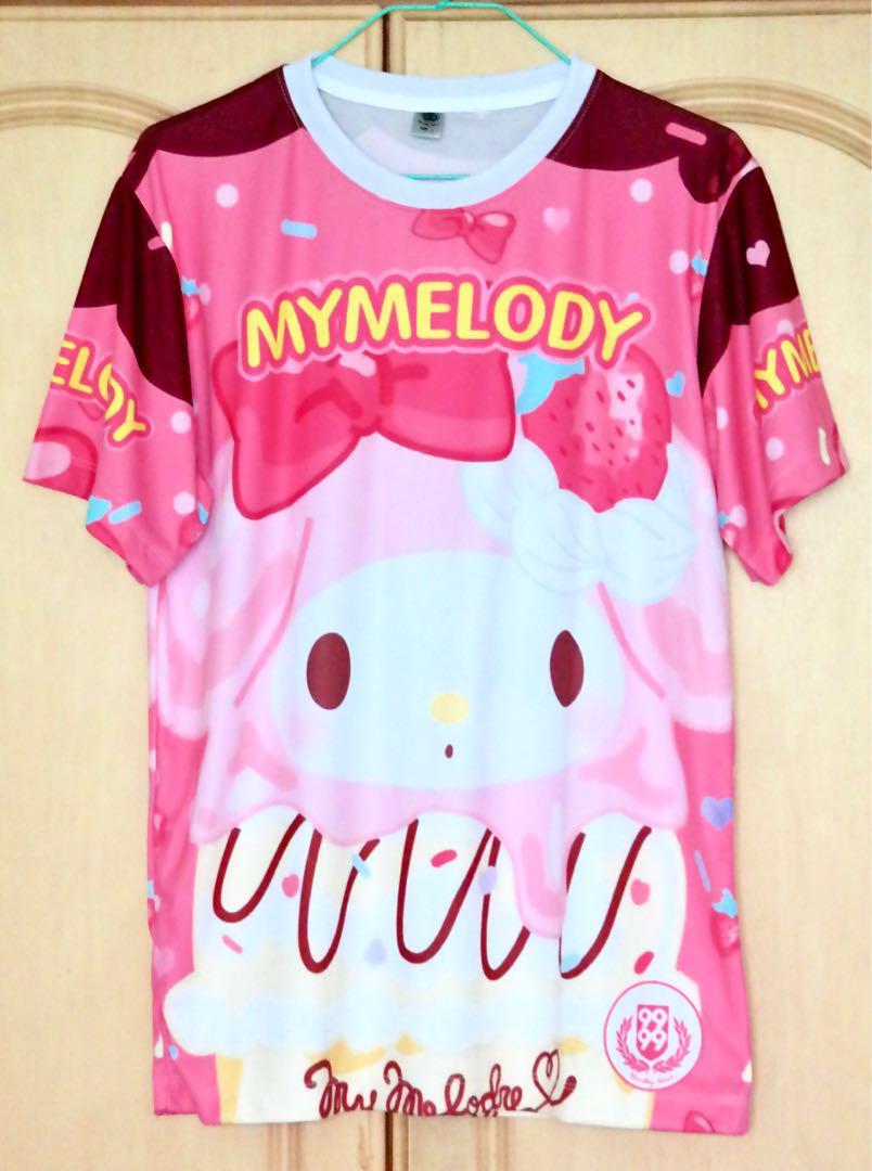 My Melody Ice Cream T Shirt Top L Xl Size Women S Fashion Clothes Tops On Carousell