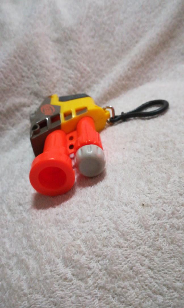 Nerf N Strike S. S. AS1 Keychain Mini Single Blaster, Sports Equipment