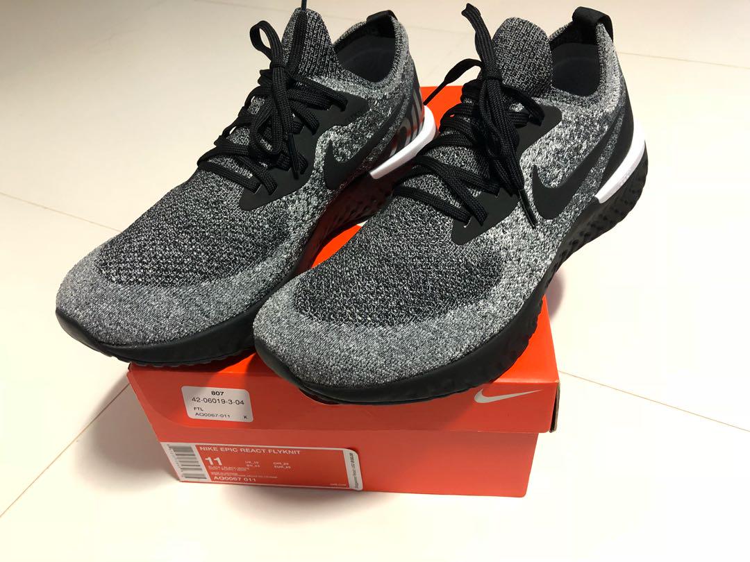 Nike epic react flyknit 2 cookies and cream clearance