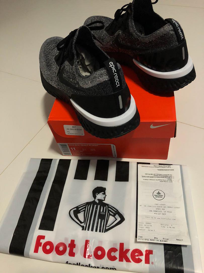 Nike epic hot sale react foot locker