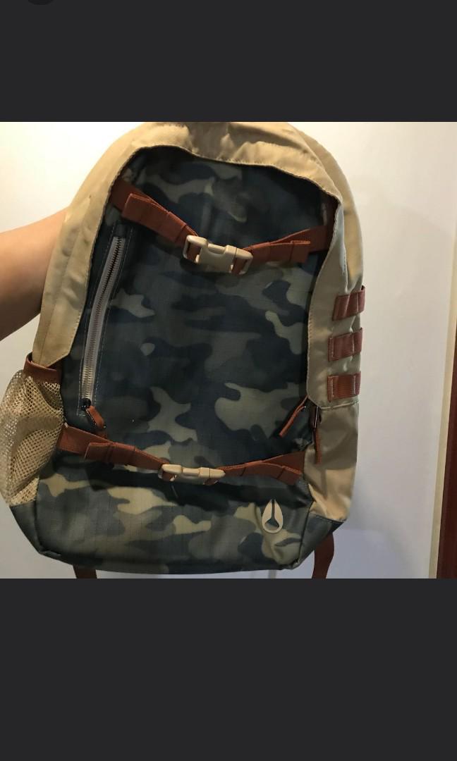 Nixon camo backpack shop