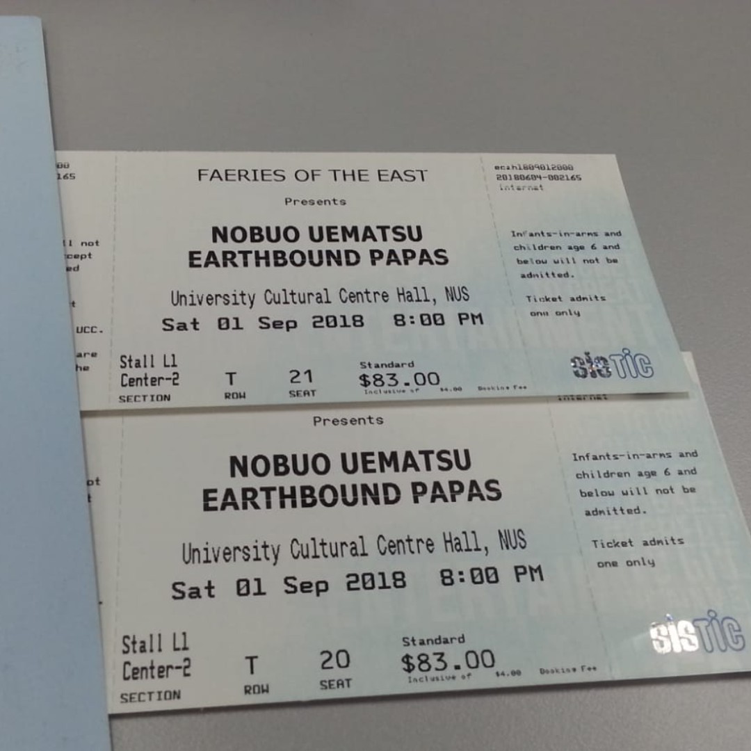 Nobuo Uematsu Earthbound Papas Concert, Hobbies & Toys, Memorabilia
