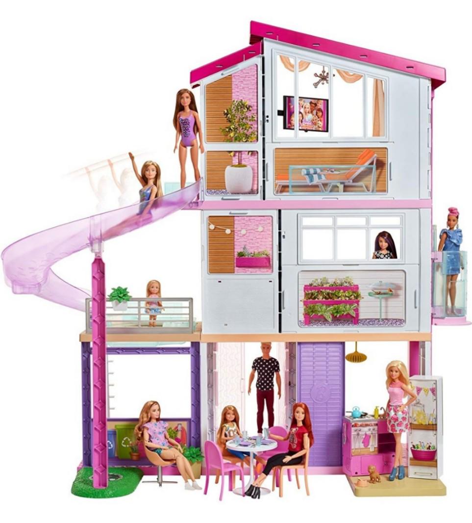 (PO) BN Three-Storey Barbie DreamHouse Fully-Furnished ...