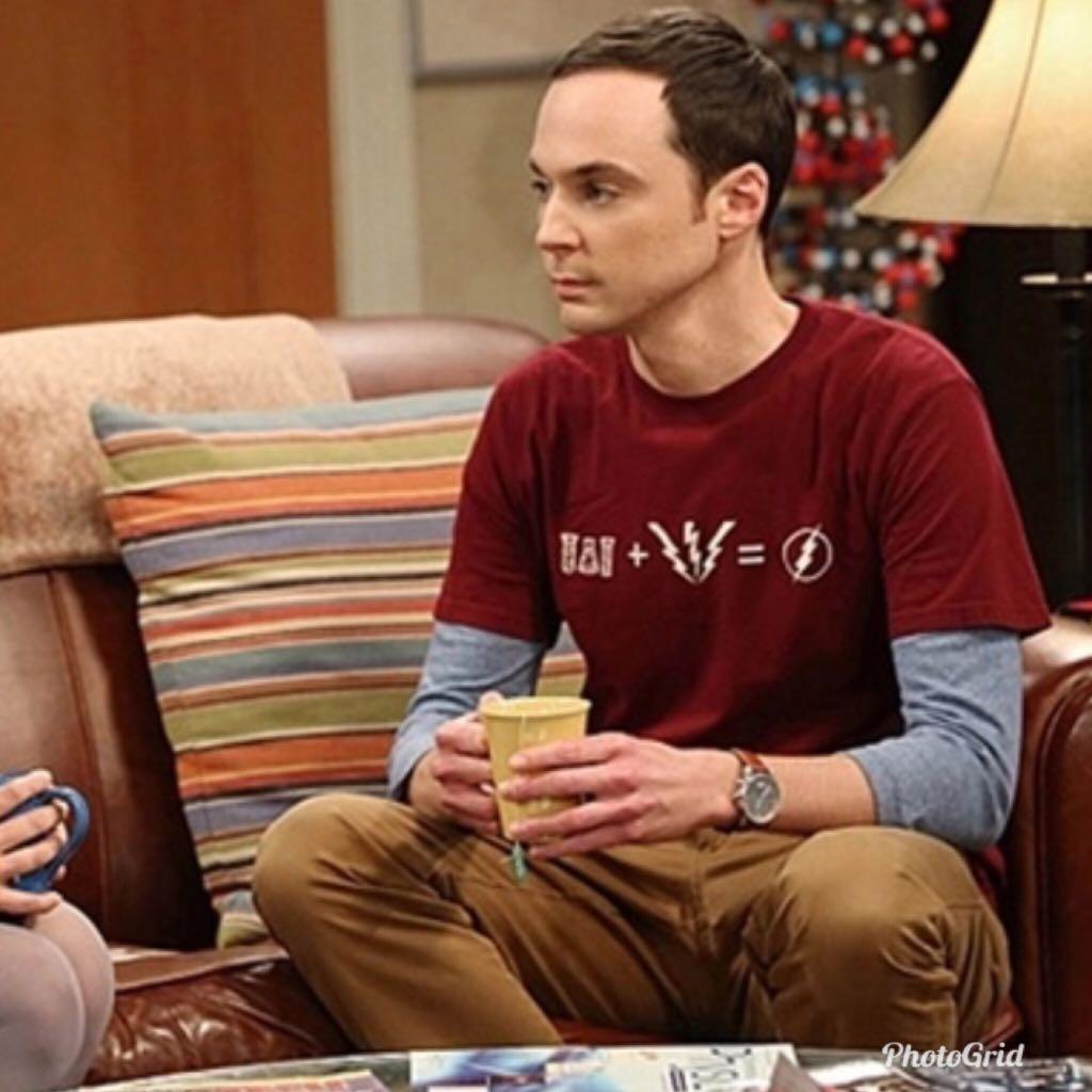 Po Unisex Sheldon Cooper Big Bang Theory T Shirt Men S Fashion