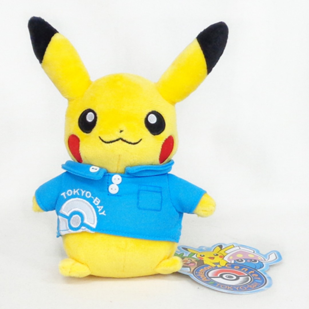 Pokemon Center Tokyo Bay Opening Exclusive Tokyo Bay Shirt Pikachu Plush Entertainment J Pop On Carousell