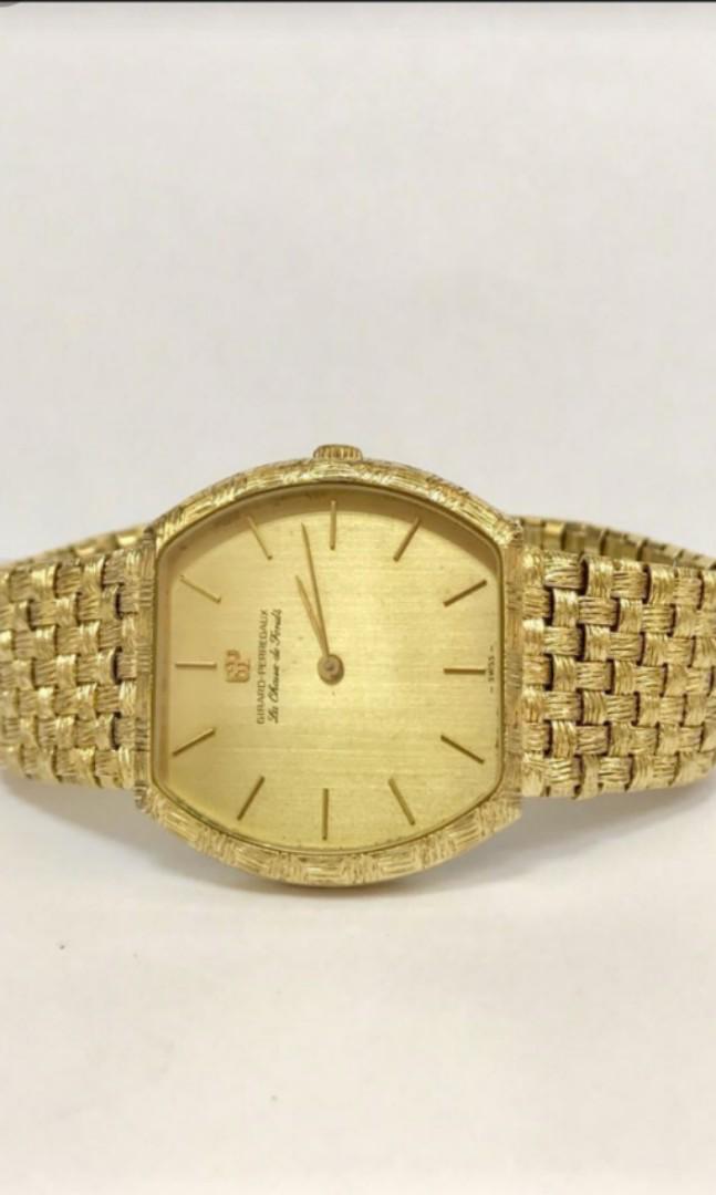 Girard perregaux hotsell 18k gold watch