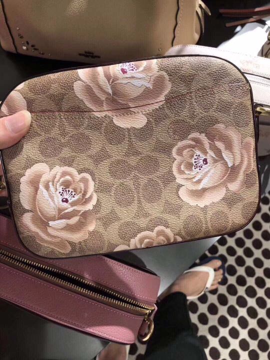 coach camera bag rose