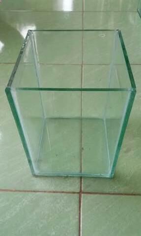 Soliter Aquarium Kaca Ukuran 15x15x20 Pet Supplies Accessories