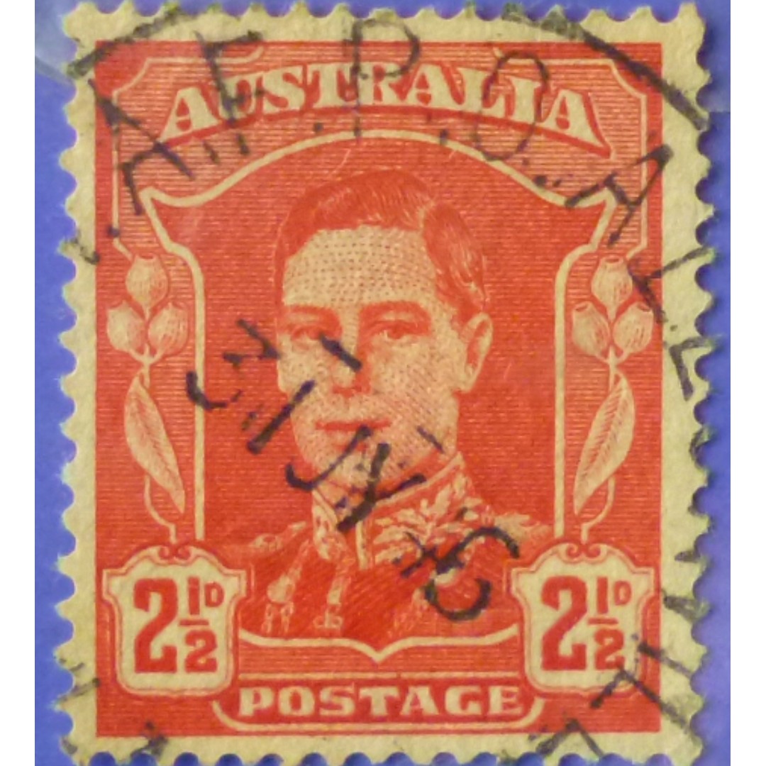 Stamp Australia 1942 King VI (18951952) 21/2d, Hobbies & Toys
