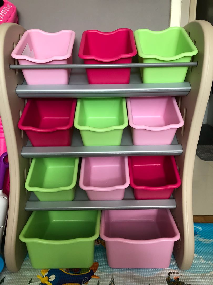 STEP2 toys storage bin set PINK, Furniture & Home Living, Home