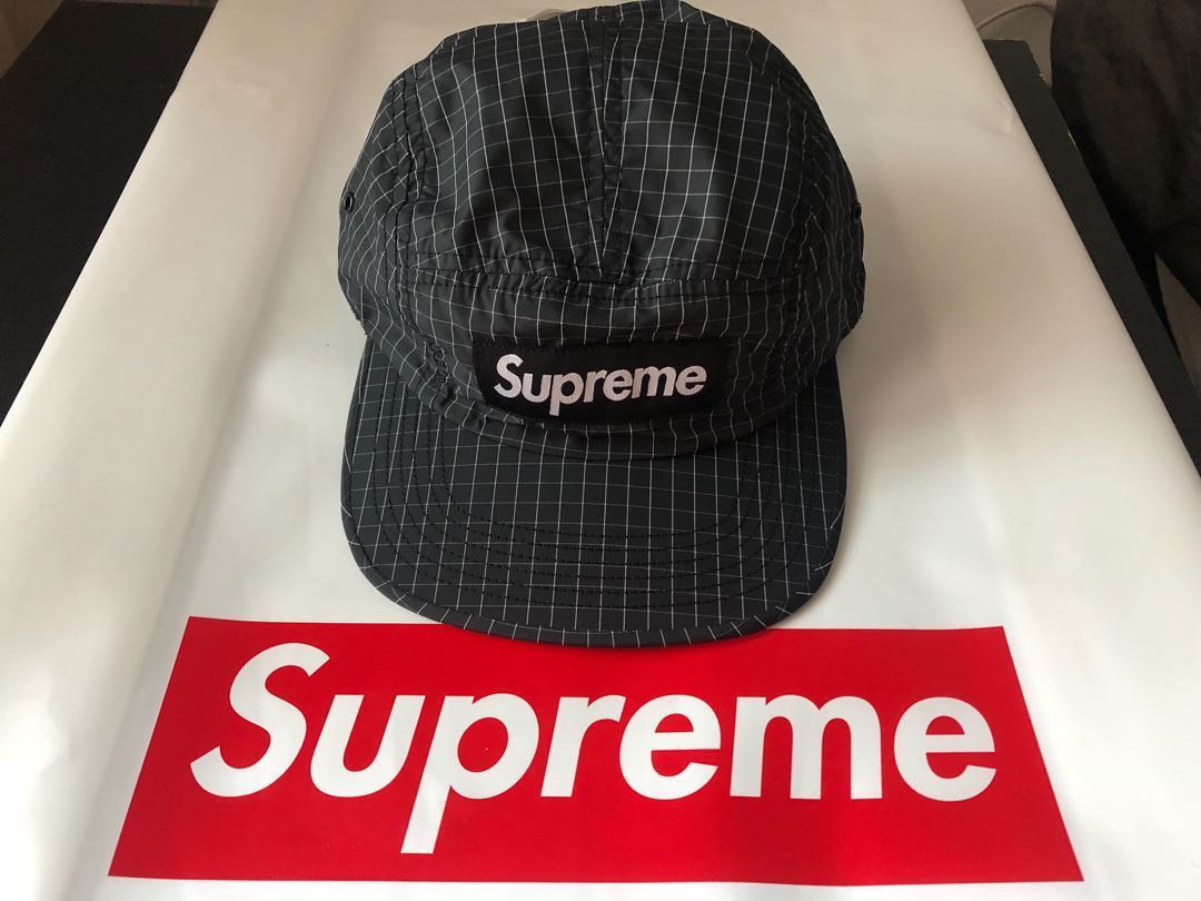 supreme contrast ripstop camp cap