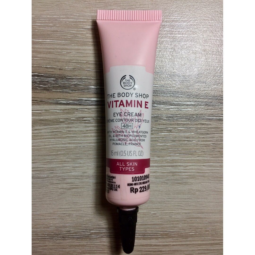 The Body Shop Vitamin E Eye Cream Health Beauty Skin