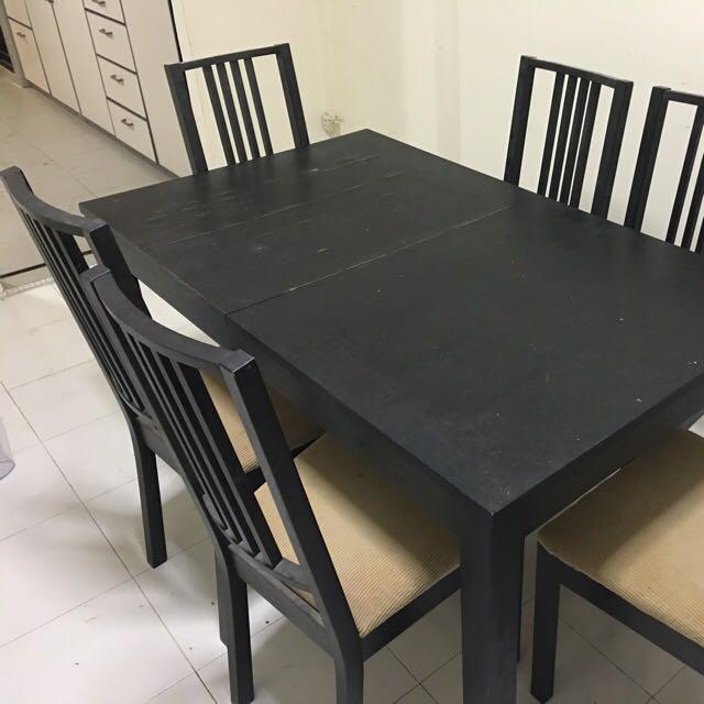 Used Ikea Dining Table Chair Set Furniture Tables Chairs On Carousell