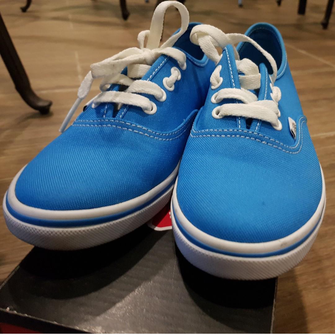 neon blue vans