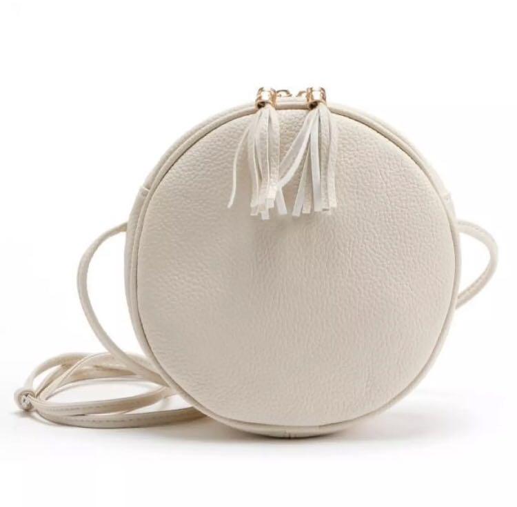White hot sale circle bag