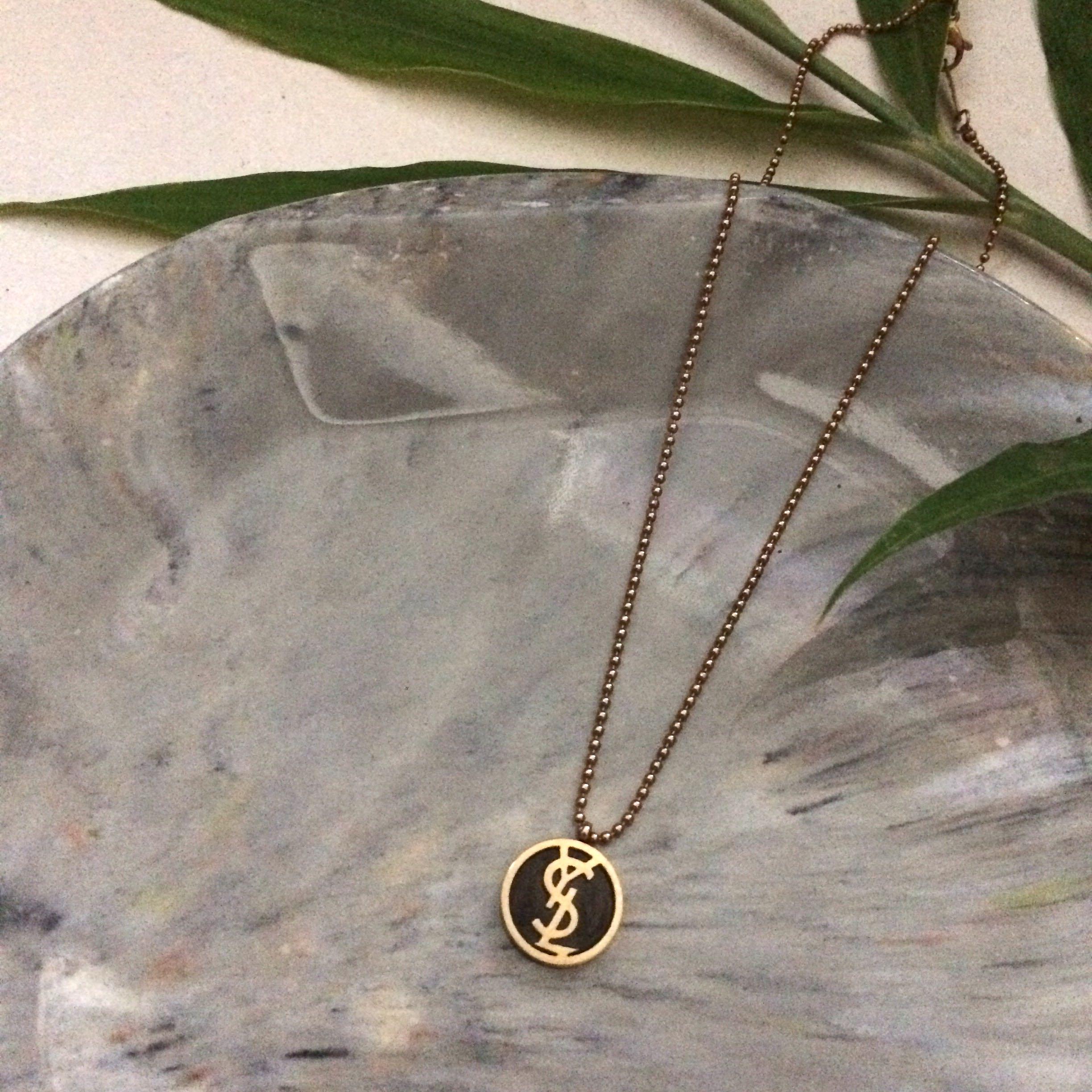 vintage ysl necklace