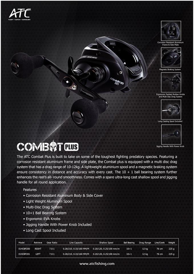 Baitcaster: ATC Combat Plus, Sports