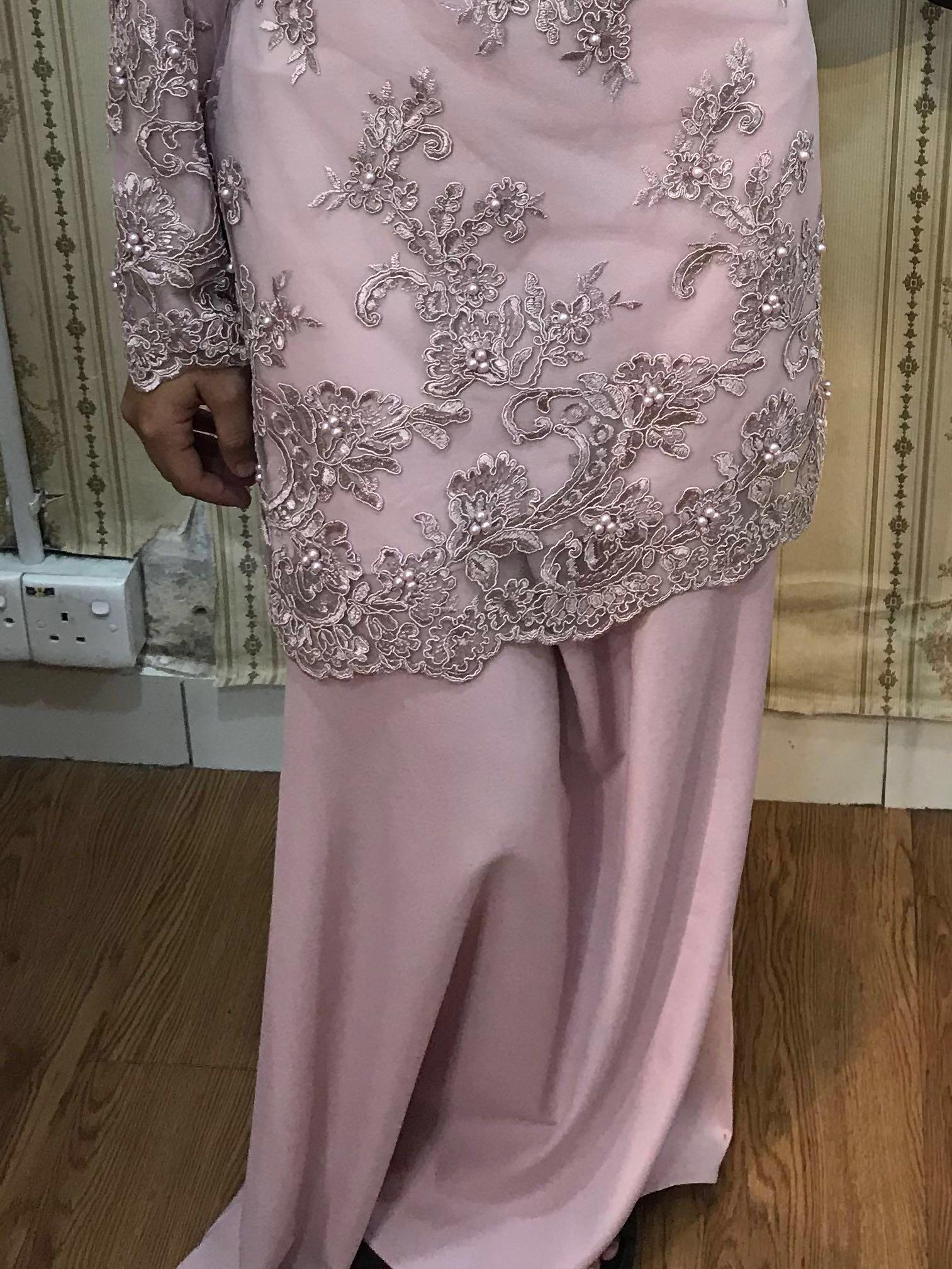 Baju nikah dusty pink Clearance