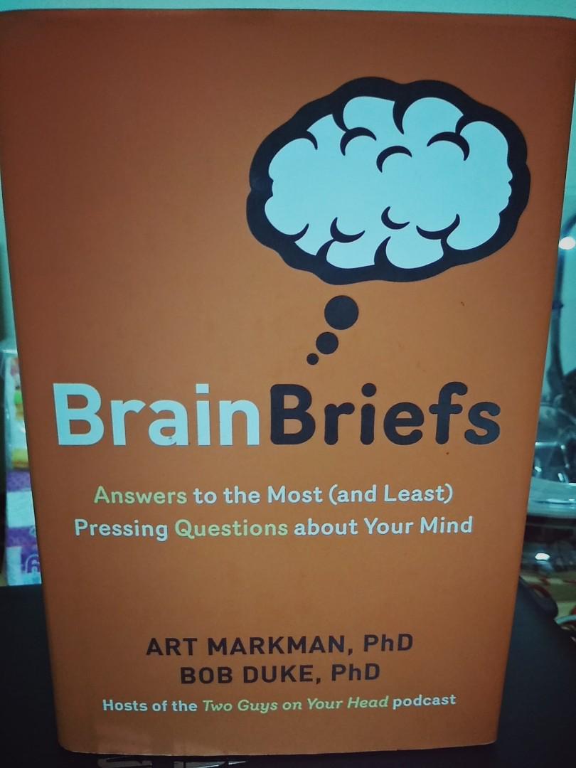 Brain Briefs Hard Back Books Stationery Non Fiction On Carousell