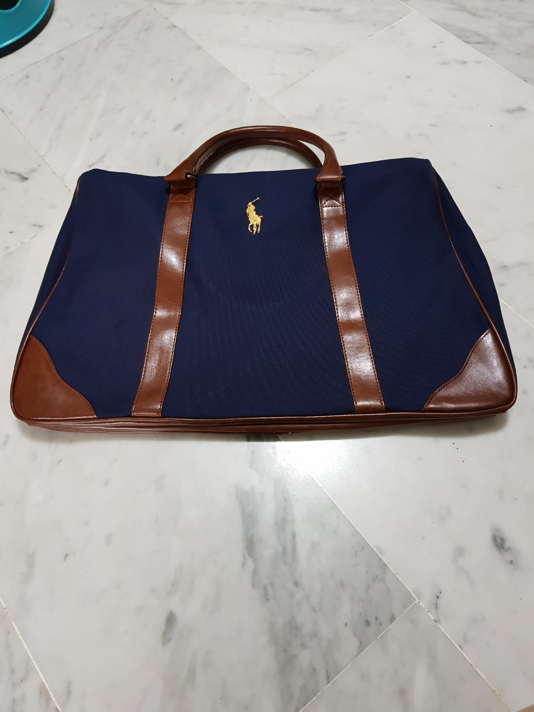 ralph lauren duffle bag navy